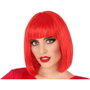 Atosa Peluca Corta Roja con Flequillo