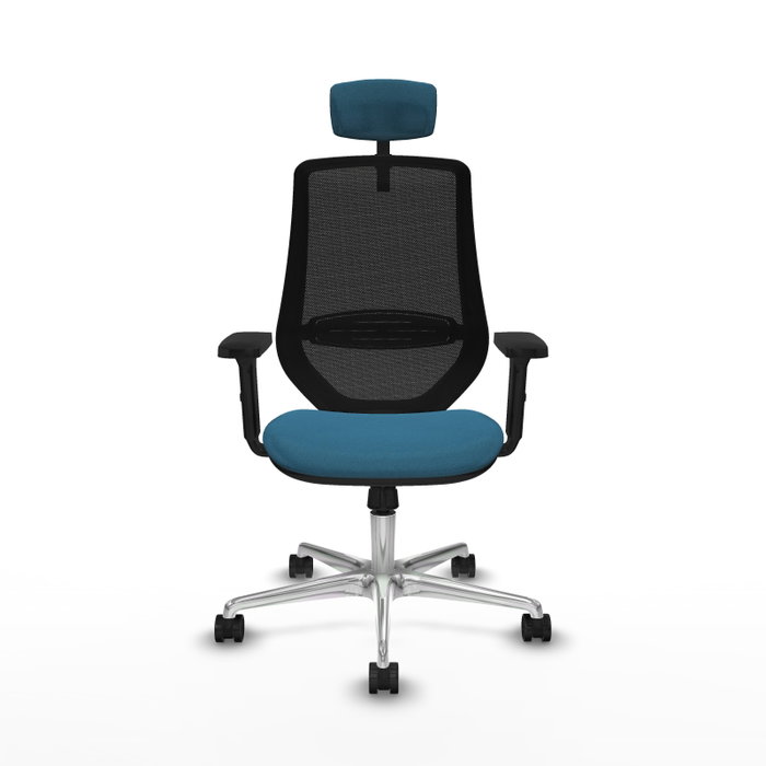 PIQUERAS Y CRESPO Silla de oficina Mardos con mecanismo Sincro, Verde petróleo y Negro PIQUERAS Y CRESPO Silla de oficina Mardos con mecanismo Sincro, Verde petróleo y Negro