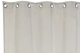 DKD Home Decor Cortina Cocodrile Urban Marfil 260 x 140 cm (2 Unidades) Poliéster Jaquard