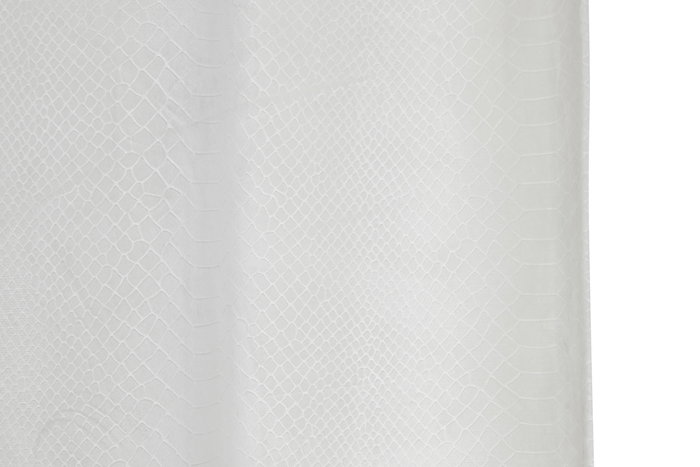 DKD Home Decor Cortina Cocodrile Urban Marfil 260 x 140 cm (2 Unidades) Poliéster Jaquard