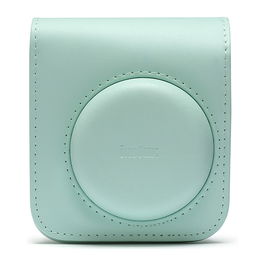 FUJIFILM Instax Mini 12 Carcasa Compacta 4177082, con Tirante, Color Verde Menta
