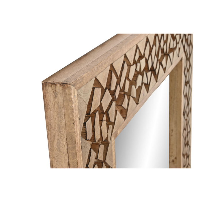 DKD Home Decor Espejo Mango y Cristal con Troncos 3D Natural 91x183,5 cm DKD Home Decor Espejo Mango y Cristal con Troncos 3D Natural 91x183,5 cm