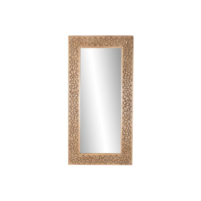 DKD Home Decor Espejo Mango y Cristal con Troncos 3D Natural 91x183,5 cm DKD Home Decor Espejo Mango y Cristal con Troncos 3D Natural 91x183,5 cm