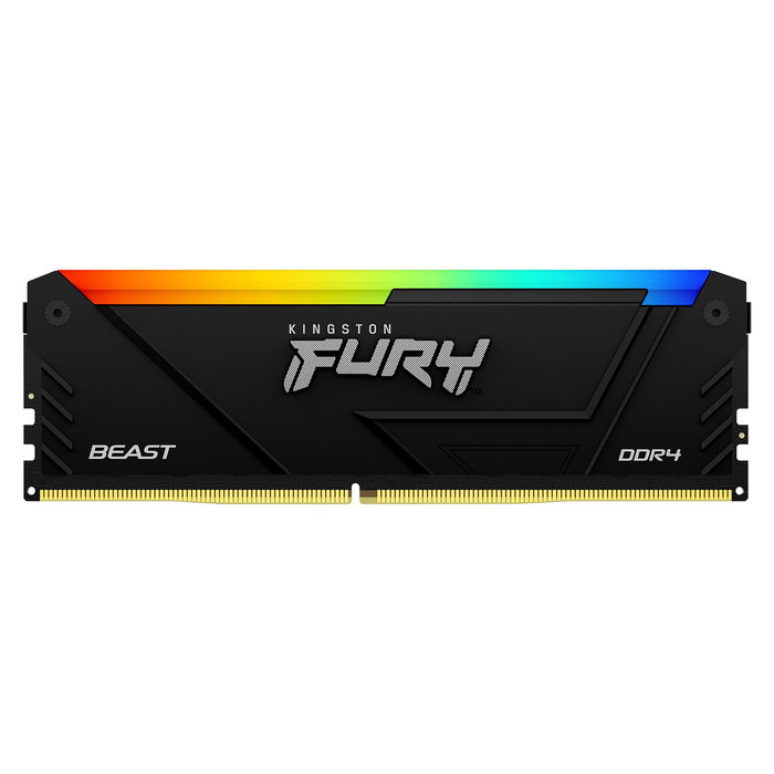 Kingston FURY Beast RGB 64GB (2x32GB) 3200MHz DDR4 CL16 DIMM Kit de Memoria RAM para PC