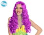 Atosa Peluca Larga Ondulada Fucsia Estilo Fantasía