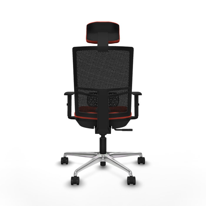 PIQUERAS Y CRESPO Silla de oficina Yunquera con mecanismo Sincro, Naranja oscuro y Negro PIQUERAS Y CRESPO Silla de oficina Yunquera con mecanismo Sincro, Naranja oscuro y Negro