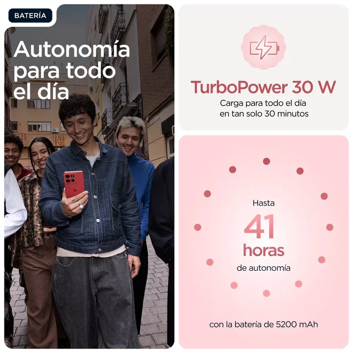 Motorola Moto G86 5G 8 GB 256 GB Rosa Crisantemo
