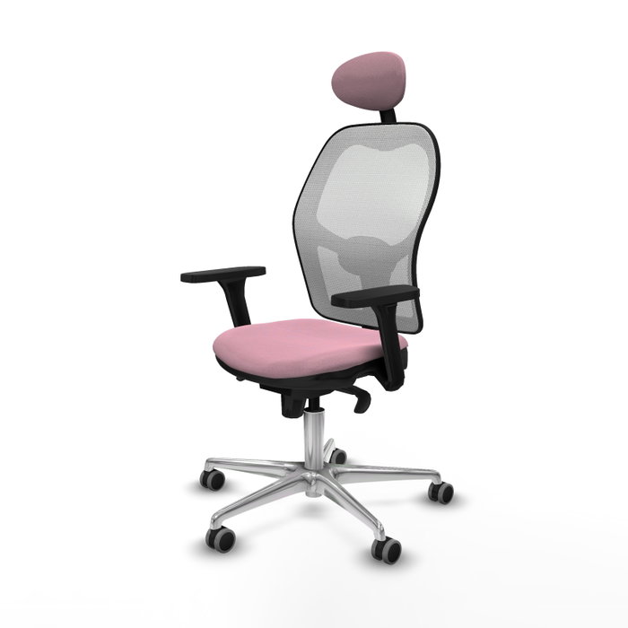 PIQUERAS Y CRESPO Silla de oficina Jorquera Rosa y Blanca PIQUERAS Y CRESPO Silla de oficina Jorquera Rosa y Blanca