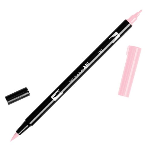 Tombow ABT-761 Rotulador Doble Punta Pincel Dual Brush Color Carnation Rosa