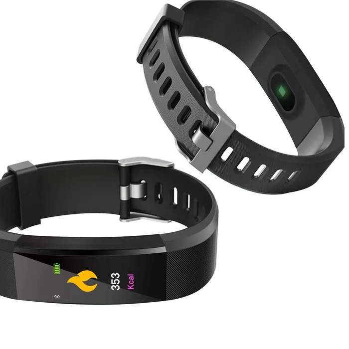 Celly TRAINERTHERMO Smartband con pantalla LCD de 0,96'' Negro