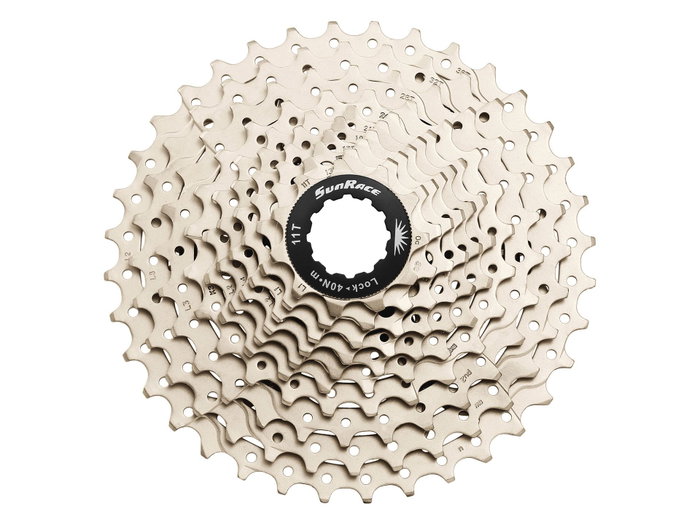 Sunrace Cassette S1 Champagne 10 Velocidades 11-36 Dientes Acero Sunrace Cassette S1 Champagne 10 Velocidades 11-36 Dientes Acero