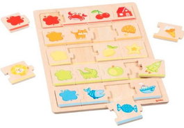 GOKI Mi primer puzzle de colores 20 piezas