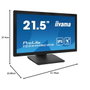 iiyama ProLite T2234MSC-B1S Monitor Táctil 21.5 pulg Full HD IPS