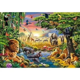 Clementoni Rompecabezas El encuentro africano 2000 piezas