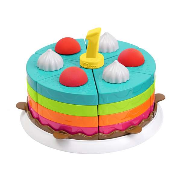 Chicco Tarta Arcoíris 2 en 1 Set de Juego Montessori 42 Piezas +12 Meses