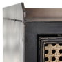 Ixia Mueble Recibidor Negro-Marrón de Metal