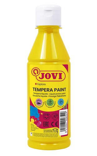 Jovi Témpera Líquida Amarillo Botella de 250ml