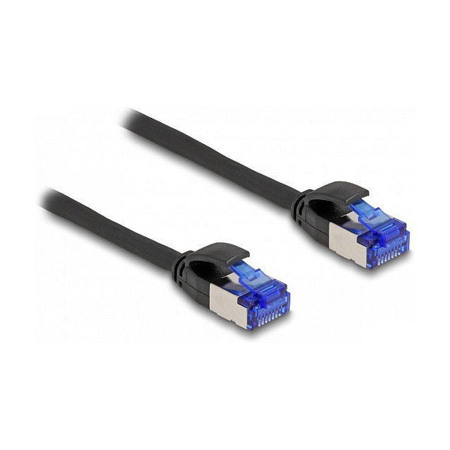 DeLOCK Cable de red RJ45 Cat.6A S/FTP Slim 2 m negro