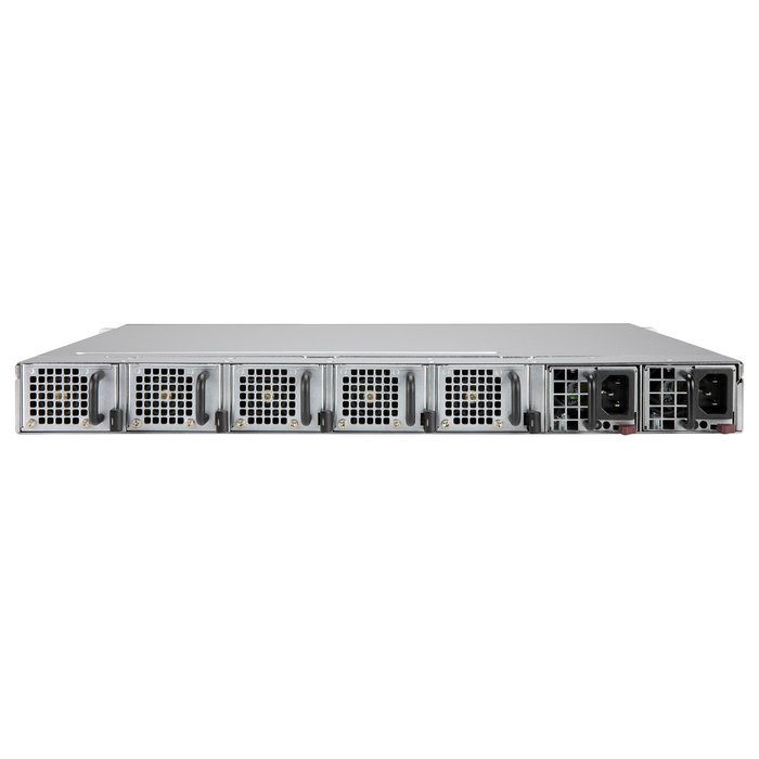 Supermicro SuperChassis CSE-515M-R804 - Chasis de Servidor de Rack 1U Negro, 800W Platinum, 2 Bahías 2.5" Hot-Swap, con Ventiladores, Para Rack de 19"