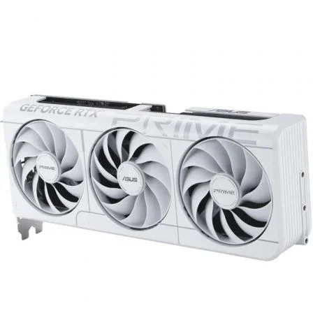 Asus Prime GeForce RTX 5070 White OC Edition Tarjeta Gráfica, 12GB GDDR7, 192-bit, PCIe 5.0, HDMI 2.1b, DisplayPort 2.1b, Diseño 2.5 Ranuras SFF, Triple Ventilador Axial-tech, 0dB