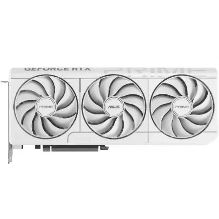 Asus Prime GeForce RTX 5070 White OC Edition Tarjeta Gráfica, 12GB GDDR7, 192-bit, PCIe 5.0, HDMI 2.1b, DisplayPort 2.1b, Diseño 2.5 Ranuras SFF, Triple Ventilador Axial-tech, 0dB