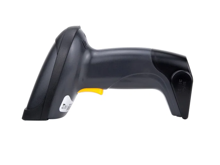 Equip Escáner de códigos de barras láser 1D inalámbrico con soporte, Negro