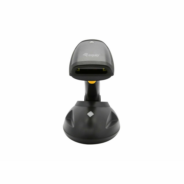Equip Escáner de Código de Barras Wireless 1D Láser con Soporte Negro