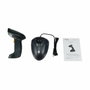 Equip Escáner de Código de Barras Wireless 1D Láser con Soporte Negro