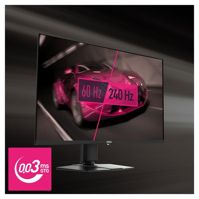 MSI MPG 321URXDE QD-OLED Monitor Gaming 31.5" 4K Ultra HD 3840 x 2160 QD-OLED 240 Hz 1 ms HDR600 Adaptive-Sync USB-C Negro