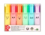 Liderpapel Rotulador Fluorescente Pastel Punta Biselada Estuche 6 Unidades Colores Surtidos