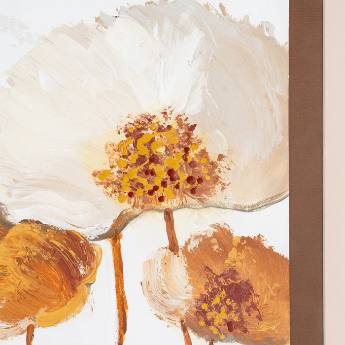 Ixia Cuadro Pintura Flores 2/M Madera-Cristal 60 x 80 cm Ixia Cuadro Pintura Flores 2/M Madera-Cristal 60 x 80 cm