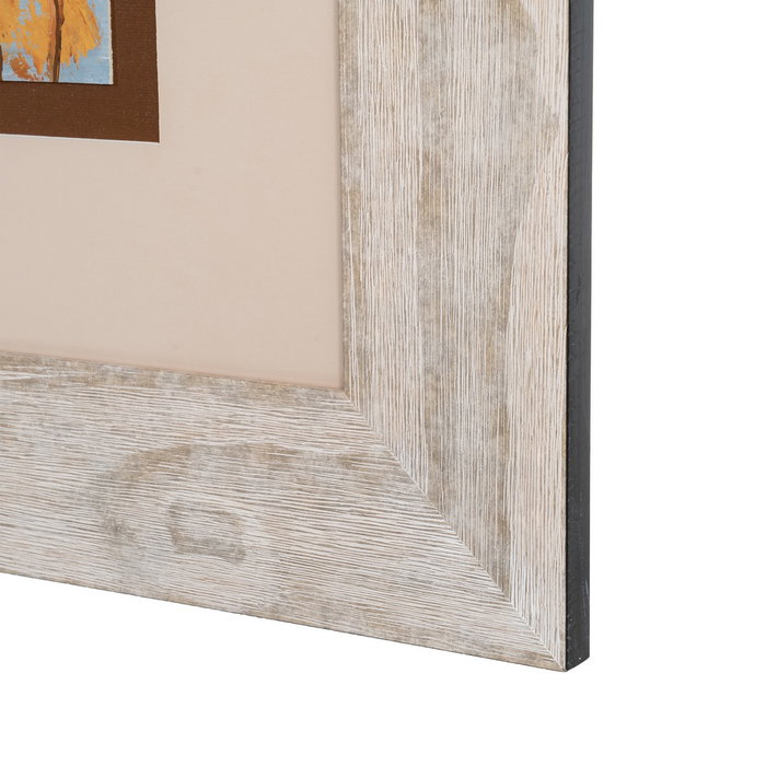Ixia Cuadro Pintura Flores 2/M Madera-Cristal 60 x 80 cm Ixia Cuadro Pintura Flores 2/M Madera-Cristal 60 x 80 cm