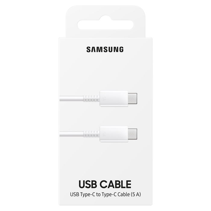 Samsung EP-DN975 Cable USB-C a USB-C 1m 5A/100W Blanco