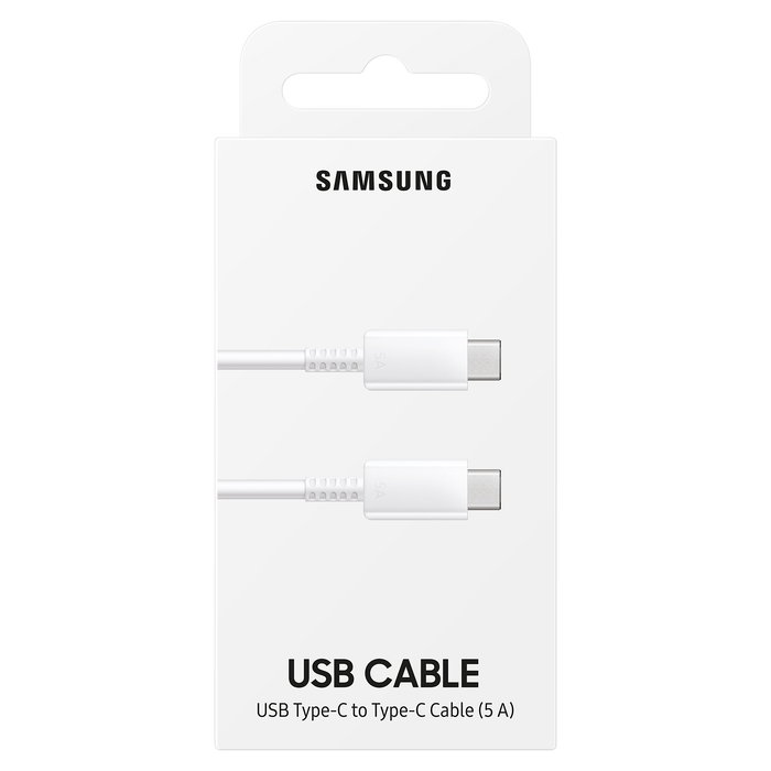 Samsung EP-DN975 Cable USB-C a USB-C 1 m 100W Blanco - USB 2.0 Samsung EP-DN975 Cable USB-C a USB-C 1 m 100W Blanco - USB 2.0