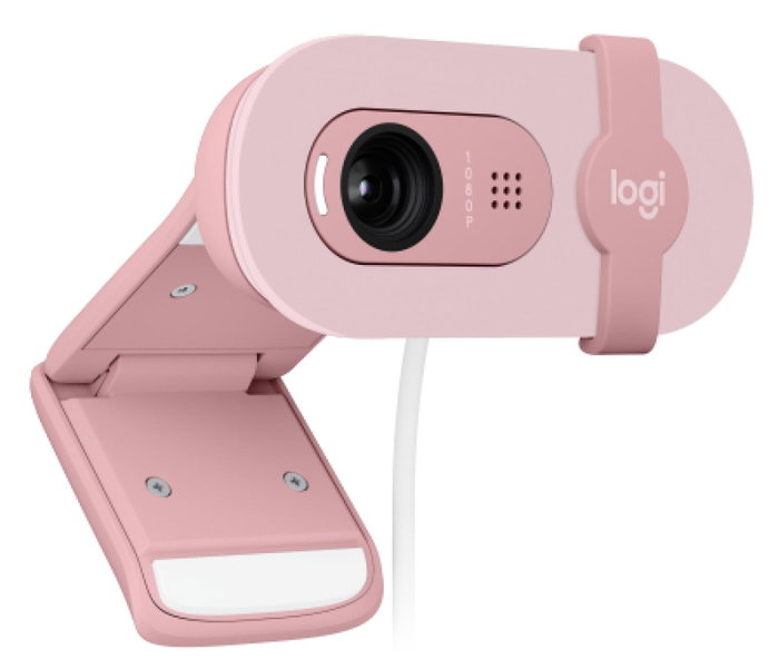 Logitech Brio 100 Webcam Rosa Full HD