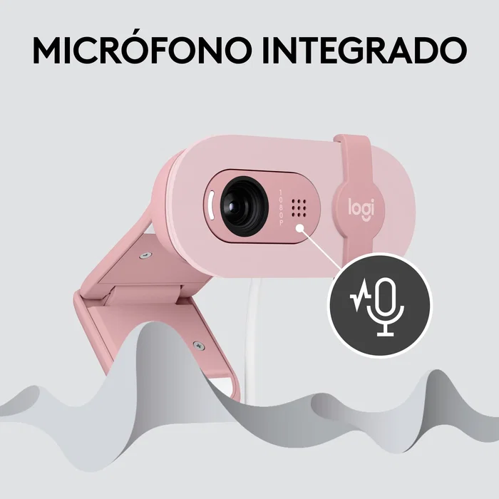Logitech Brio 100 Webcam Rosa Full HD Logitech Brio 100 Webcam Rosa Full HD