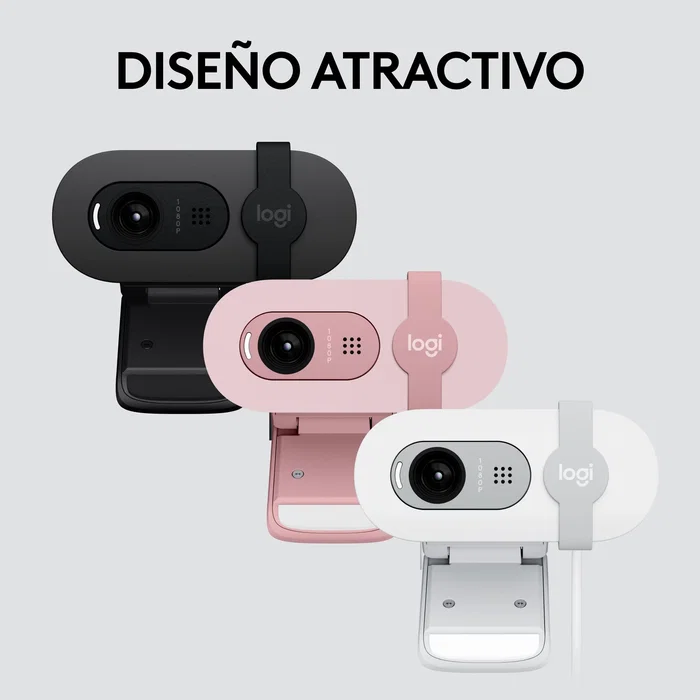Logitech Brio 100 Webcam Rosa Full HD Logitech Brio 100 Webcam Rosa Full HD