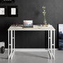 Hanah Home Mesa de Estudio Blanca Escandinava 120x75x60 cm