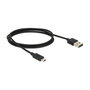 DeLOCK Kabel EASY-USB 2.0 USB Tipo-A a Micro-USB B, 1 m, Negro