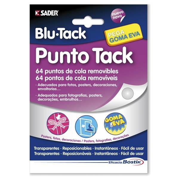 Bostik Blu Tack Adhesivo Removible en Puntos Transparentes - 64 Puntos Bostik Blu Tack Adhesivo Removible en Puntos Transparentes - 64 Puntos