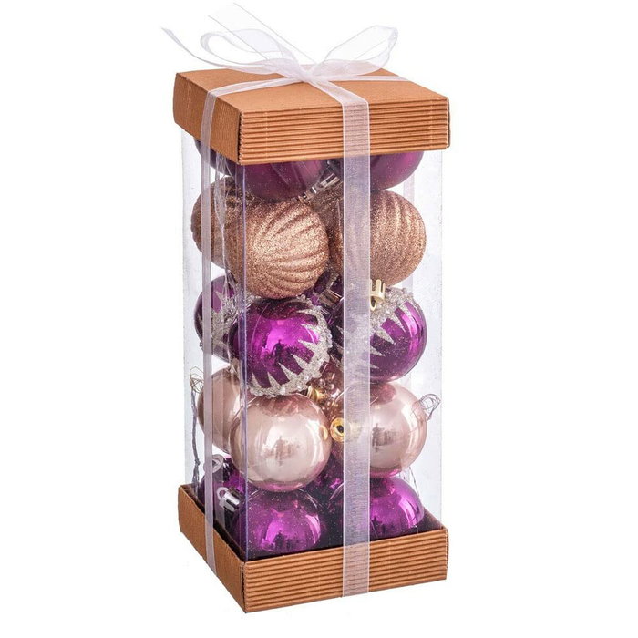 Bolas de Navidad Multicolor PVC 5 x 5 x 5 cm (20 Unidades) Bolas de Navidad Multicolor PVC 5 x 5 x 5 cm (20 Unidades)