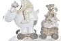 DKD Home Decor Figura de Resina Niños Surtido de 2 Unidades