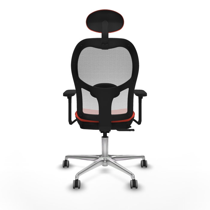 PIQUERAS Y CRESPO Silla de oficina Jorquera Naranja oscuro y Blanco