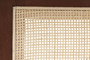 DKD Home Decor Estantería Sixties Madera de Mango y Fibra Natural Negro 100 x 40 x 180 cm