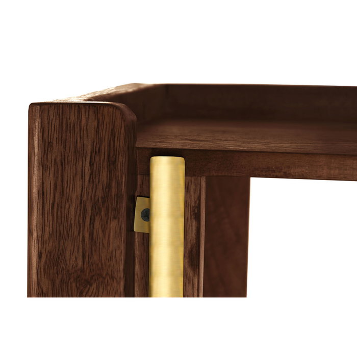 DKD Home Decor Estantería Mango Fibra 100x40x180 Natural DKD Home Decor Estantería Mango Fibra 100x40x180 Natural