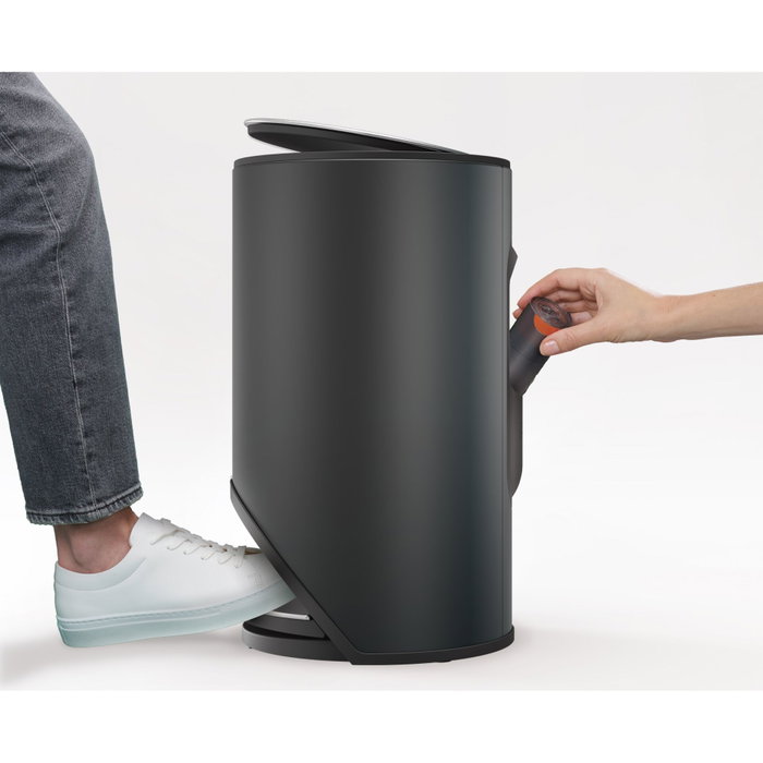 Joseph Joseph Arc Cubo de basura con pedal 10 l Negro Mate