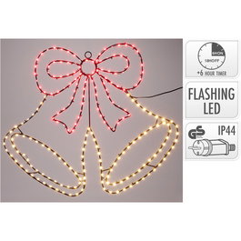Basics Figura LED Campana de Navidad 60 cm