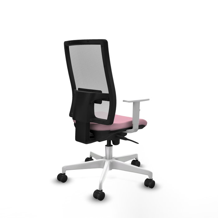 PIQUERAS Y CRESPO Silla de oficina Horna Rosa y Blanco PIQUERAS Y CRESPO Silla de oficina Horna Rosa y Blanco