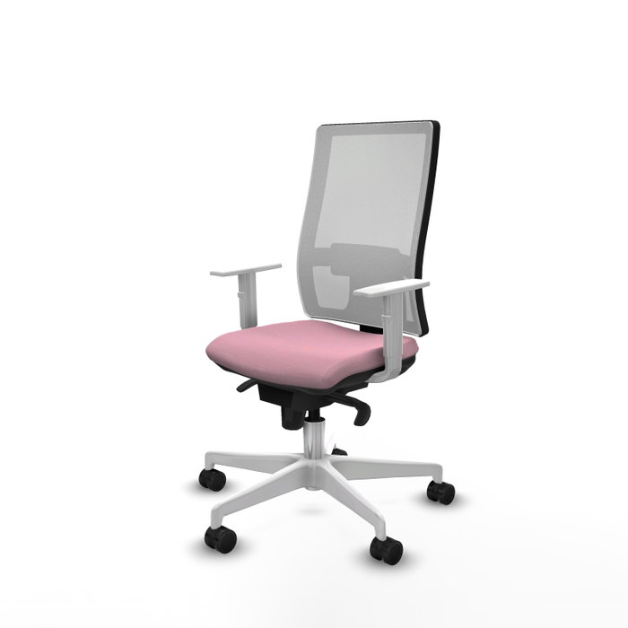PIQUERAS Y CRESPO Silla de oficina Horna Rosa y Blanco PIQUERAS Y CRESPO Silla de oficina Horna Rosa y Blanco