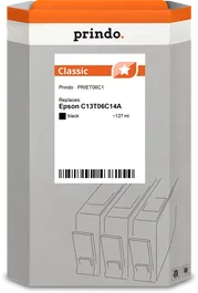 Prindo PRIET06C1 Classic Cartucho de tinta negro 127ml
